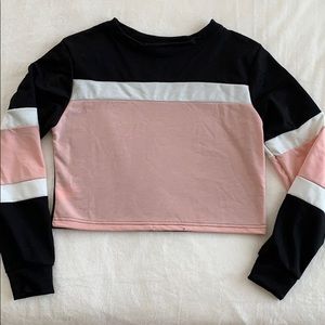 Crop top, sweatshirt